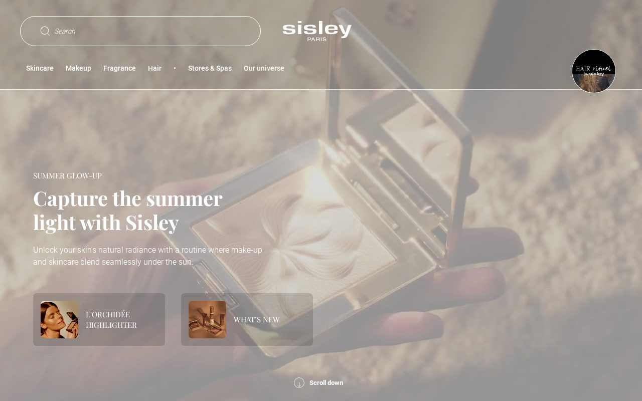 Sisley Paris公式サイト